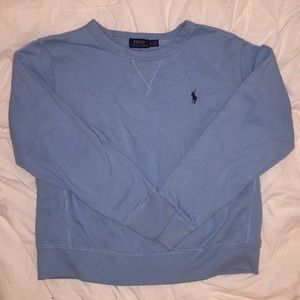 Blue ralph lauren polo sweatshirt
